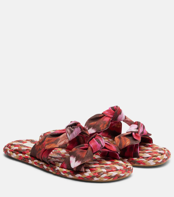  Zimmermann Zimmermann Carousel Printed Espadrille Slides 