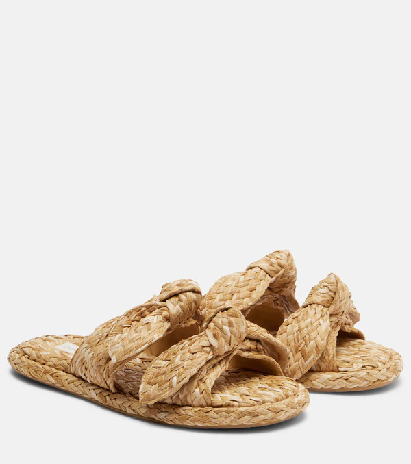 Zimmermann Zimmermann Carousel Raffia Espadrille Slides 