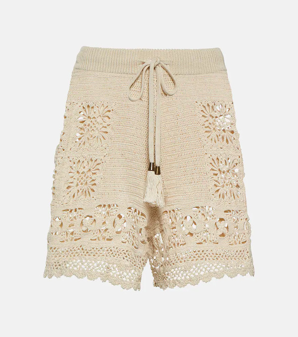  Zimmermann Zimmermann Chintz Crochet Shorts 