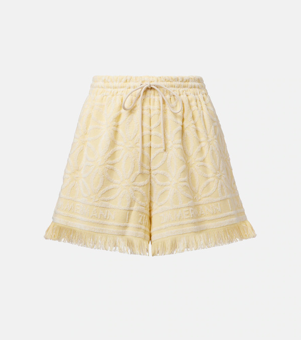  Zimmermann Zimmermann Coco Cotton Terry Shorts 