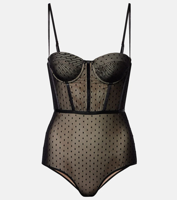  Zimmermann Zimmermann Dot Mesh Bodysuit 