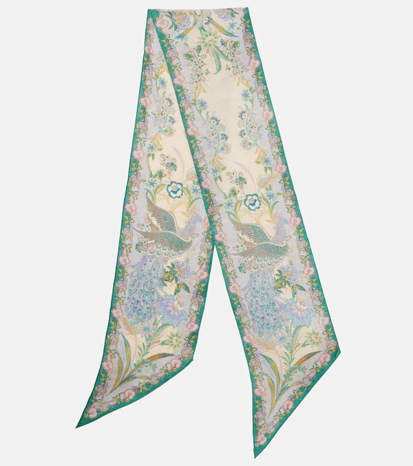  Zimmermann Zimmermann Floral Silk Scarf 