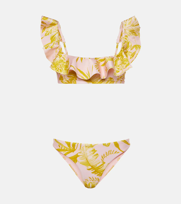  Zimmermann Zimmermann Golden Floral Bikini 