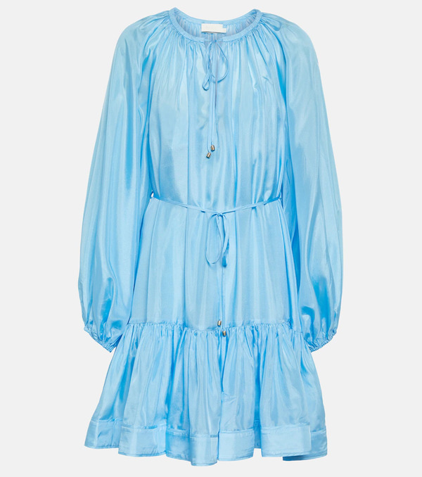  Zimmermann Zimmermann Halcyon Silk Minidress 