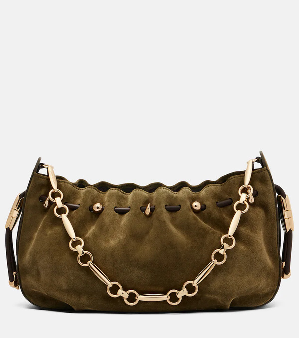 Zimmermann Zimmermann Halcyon Suede Shoulder Bag 