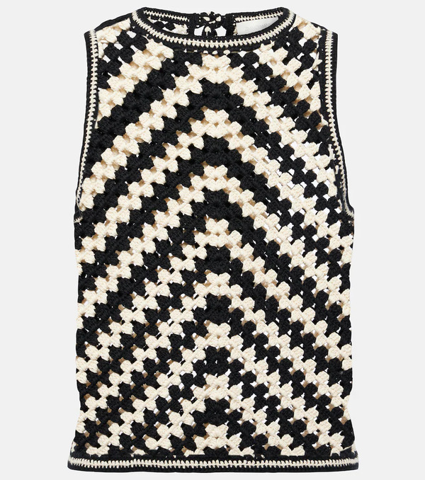  Zimmermann Zimmermann Halliday Crochet Cotton Top 