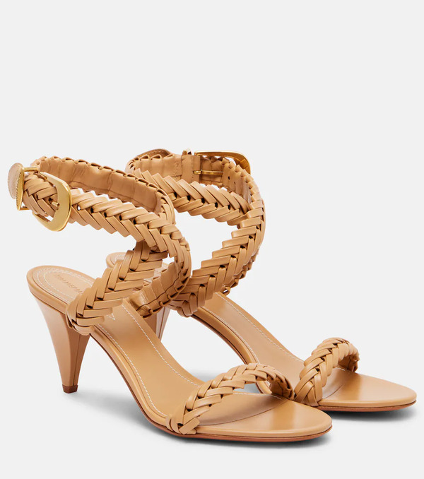  Zimmermann Zimmermann Helix 75 Braided Leather Sandals 