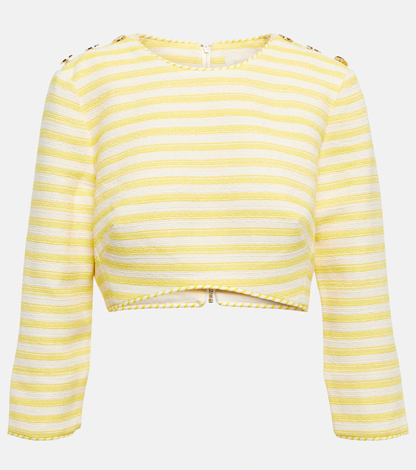  Zimmermann Zimmermann Hide Tide Striped Crop Top 