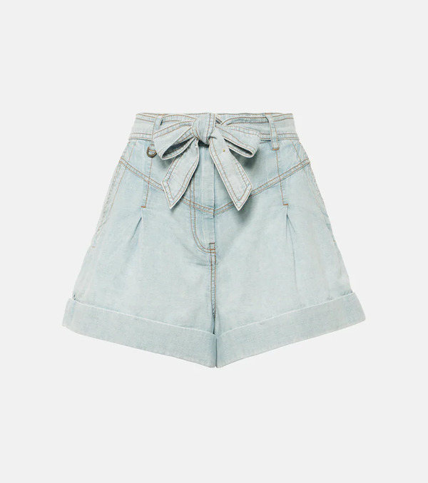 Zimmermann Zimmermann High-rise Denim Shorts 