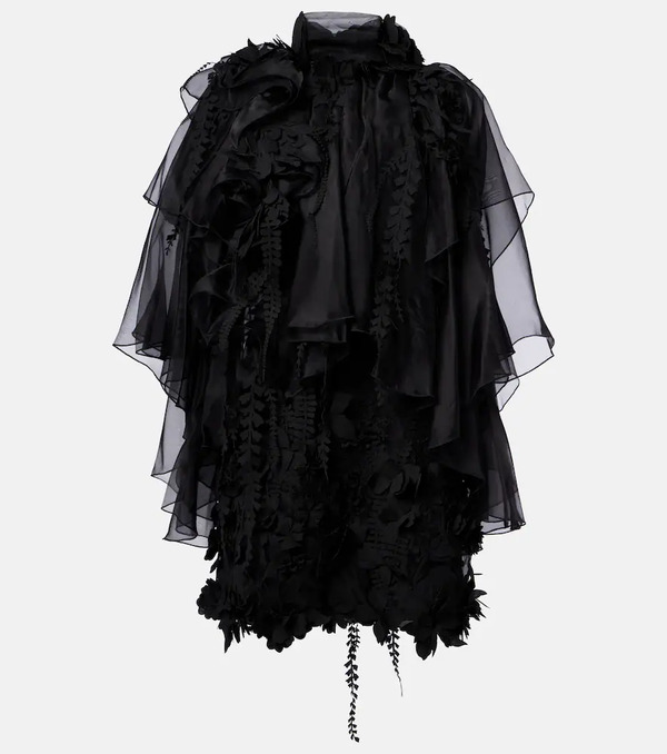  Zimmermann Zimmermann Hypnotic Floral-applique Minidress 