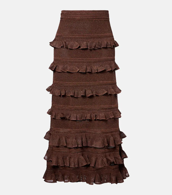  Zimmermann Zimmermann Hypnotic Ruffled Maxi Skirt 