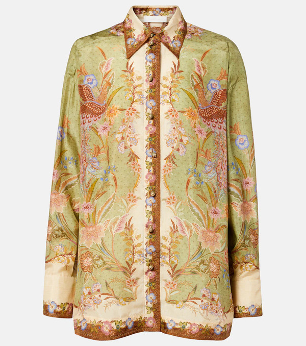 Zimmermann Zimmermann Indra Printed Silk Shirt 