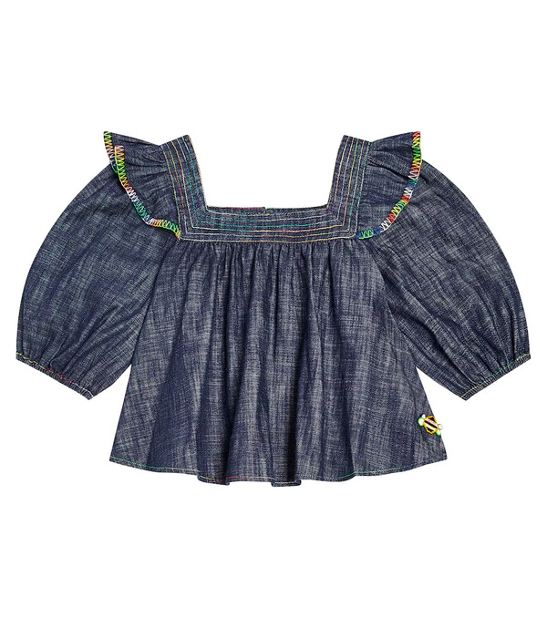  Zimmermann Kids Zimmermann Kids Alight Denim Top 