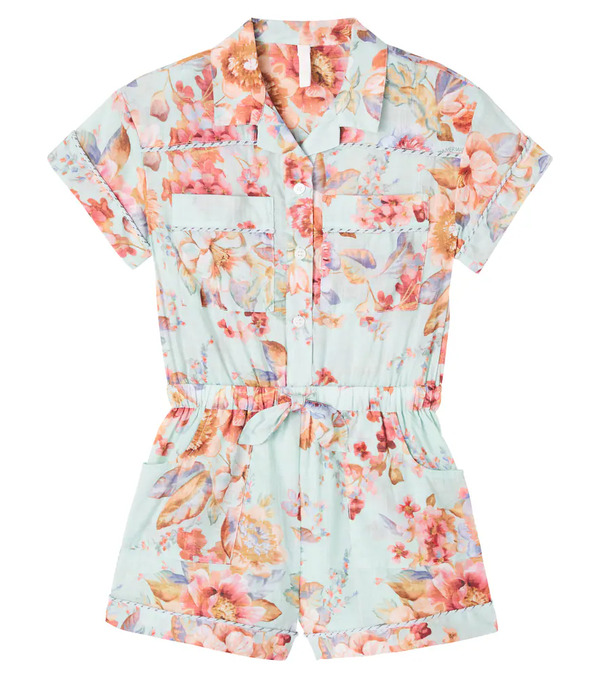  Zimmermann Kids Zimmermann Kids Awaken Floral Cotton Romper 