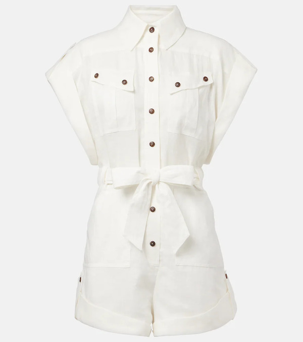  Zimmermann Zimmermann Linen Playsuit 