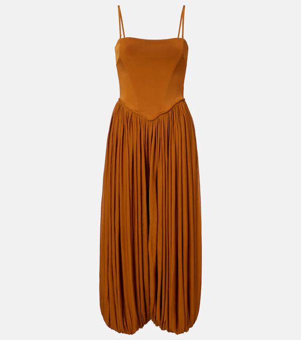  Zimmermann Zimmermann Luna Pleated Jersey Jumpsuit 