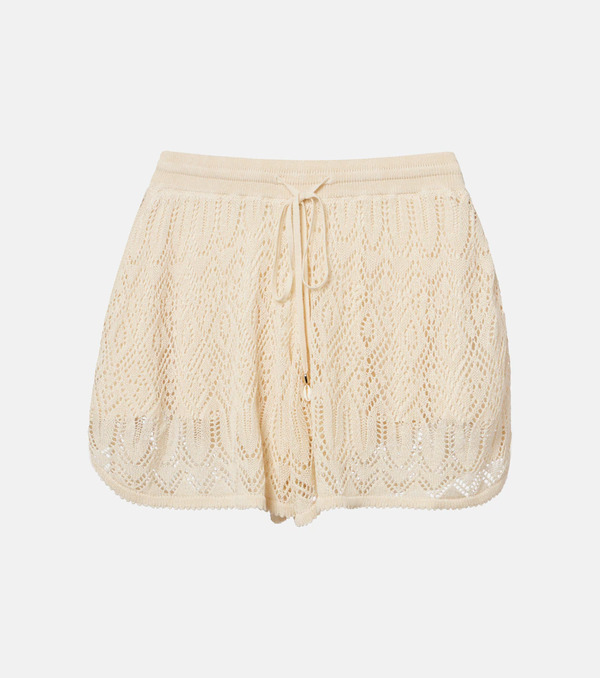  Zimmermann Zimmermann Mahon Crochet Lace Shorts 