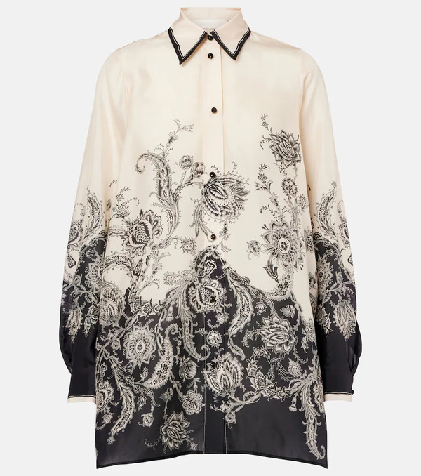  Zimmermann Zimmermann Rhiannon Paisley Silk Shirt 