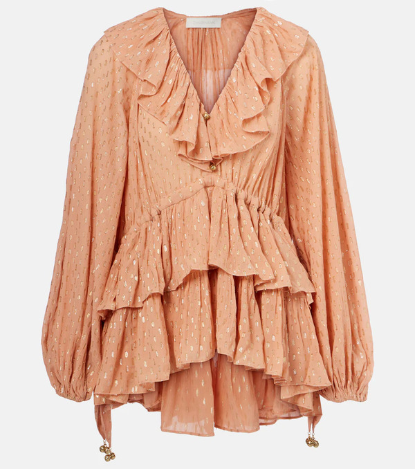  Zimmermann Zimmermann Rhiannon Ruffled Blouse 