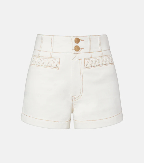  Zimmermann Zimmermann Roselight Denim Shorts 