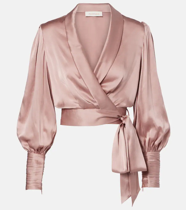  Zimmermann Zimmermann Silk Wrap Top 