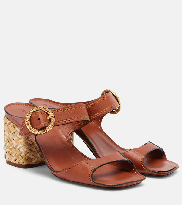  Zimmermann Zimmermann Solena Leather Mules 