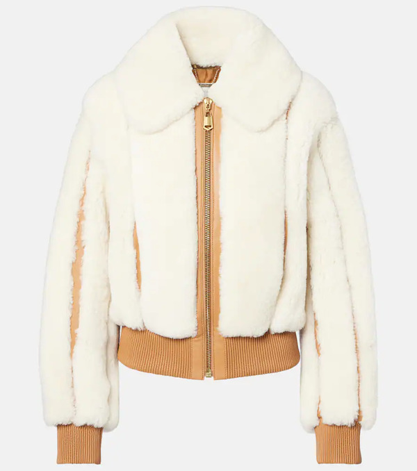  Zimmermann Zimmermann Story Shearling Bomber Jacket 