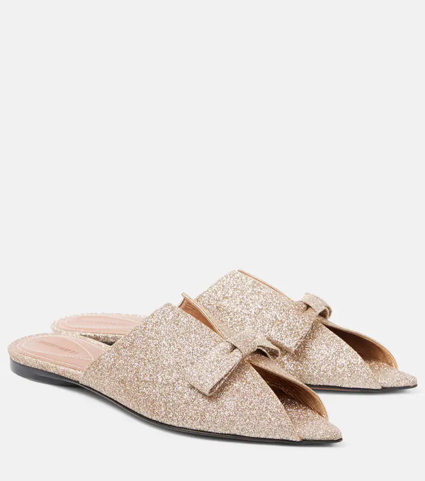  Zimmermann Zimmermann Tux Glitter Leather Mules 
