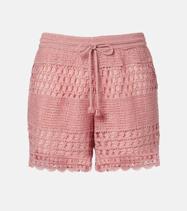  Zimmermann Zimmermann Wanderlust Crochet Shorts 