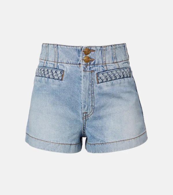 Zimmermann Zimmermann Wanderlust Denim Shorts 