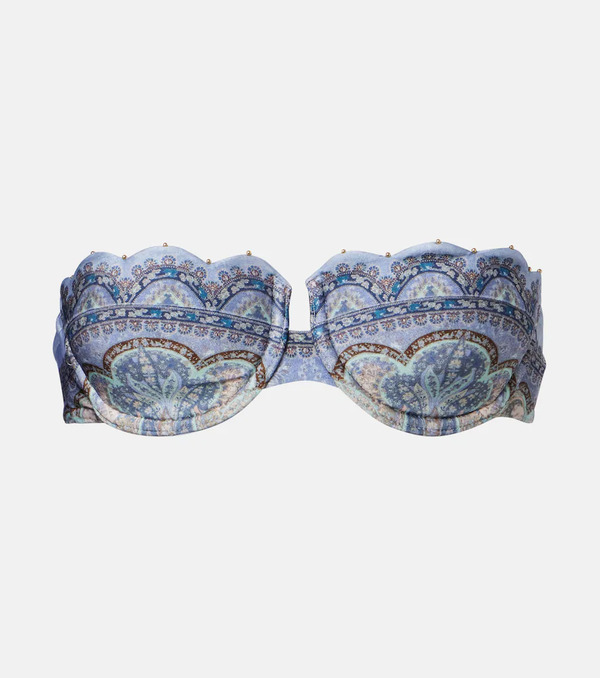 Zimmermann Zimmermann Wanderlust Printed Bikini Top 