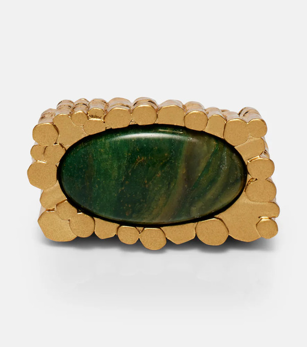  Zimmermann Zimmermann Wisp Embellished Gold-plated Ring 