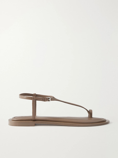  A Emery   Alta Leather Sandals   Taupe 