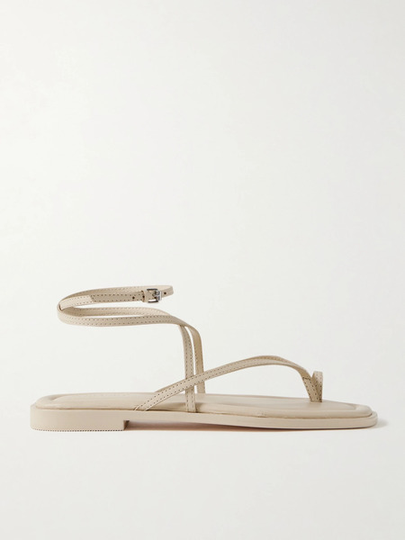 A Emery   Davis Leather Sandals   Cream 