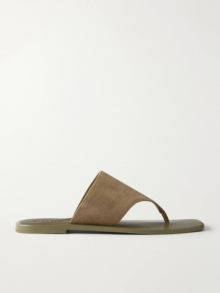  A Emery   Paton Leather Sandals   Sage Green 