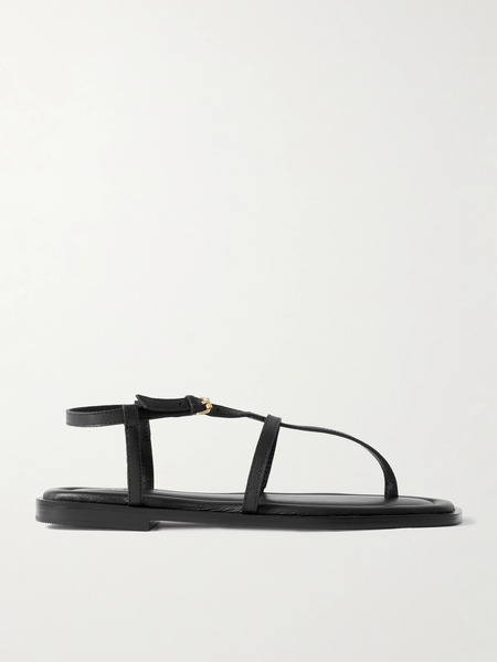  A Emery   Remly Leather Sandals   Black 