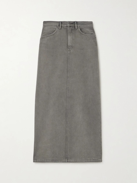  Acne Studios   Denim Maxi Skirt   Gray 