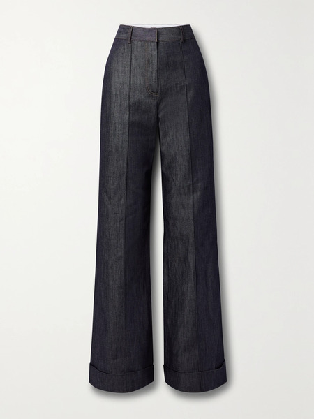  Adam Lippes   Deeda High Rise Straight Leg Jeans   Indigo 