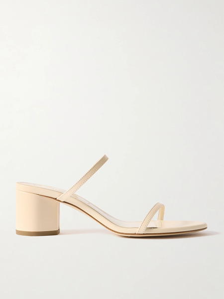  Aeyde   Annika Leather Mules   Cream 