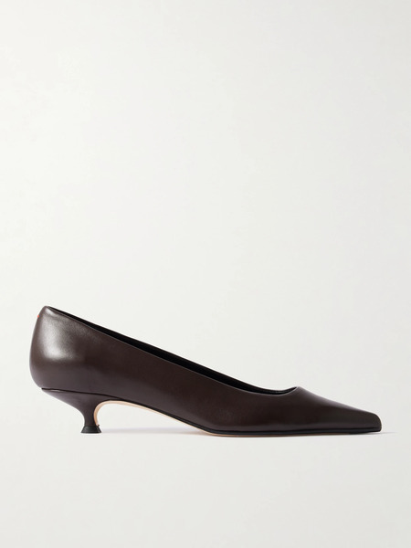 Aeyde   Cari Leather Pumps   Dark Brown 