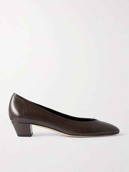  Aeyde   Helia Leather Pumps   Dark Brown 