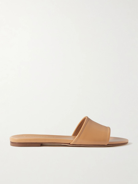  Aeyde   Sumi Leather Sandals   Beige 