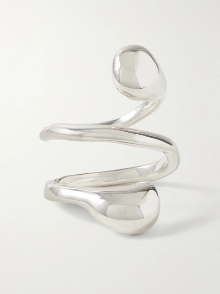  Agmes   Dual Flora Recycled Silver Ring   5 