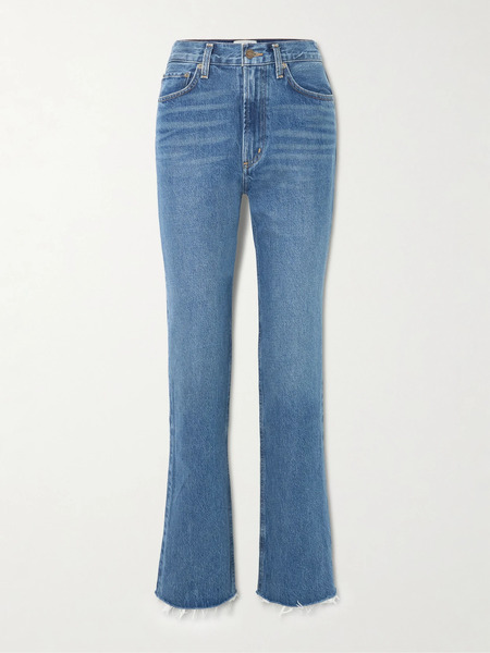  Agolde   Leena High Rise Bootcut Jeans   Mid Denim 