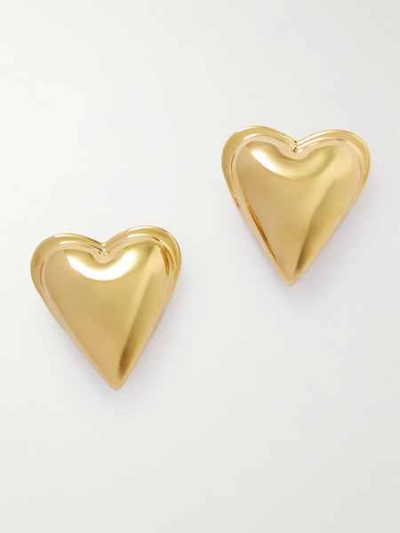  Alaïa   Bombe Gold Tone Earrings   One Size 