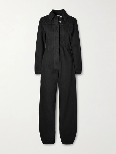  Alaïa   Denim Jumpsuit   Black 