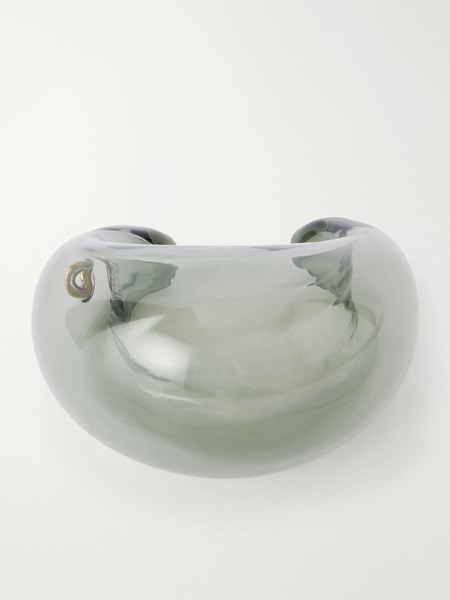  Alaïa   Glass Cuff   Storm Blue 
