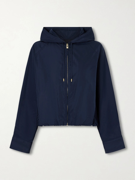 Alaïa   Hooded Shell Jacket   Navy 