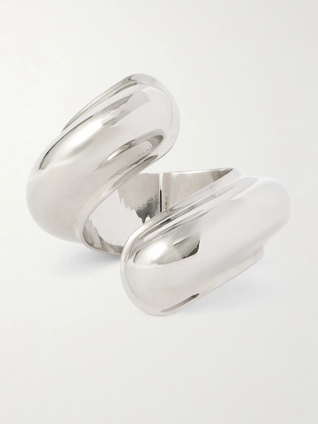  Alaïa   Silver Tone Cuff   One Size 
