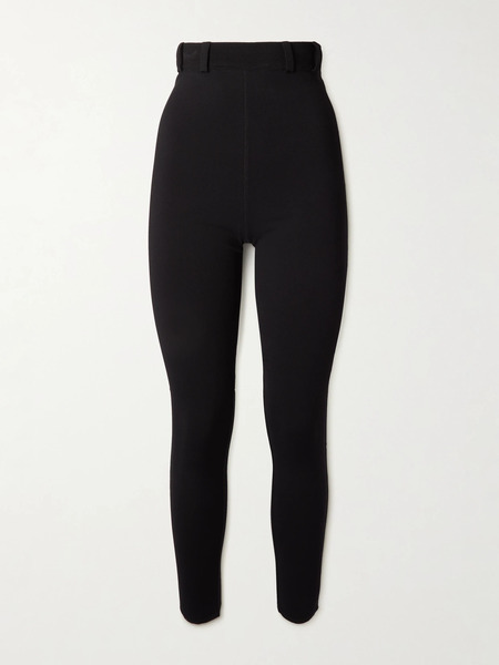  Alaïa   Stretch Knit Leggings   Black 